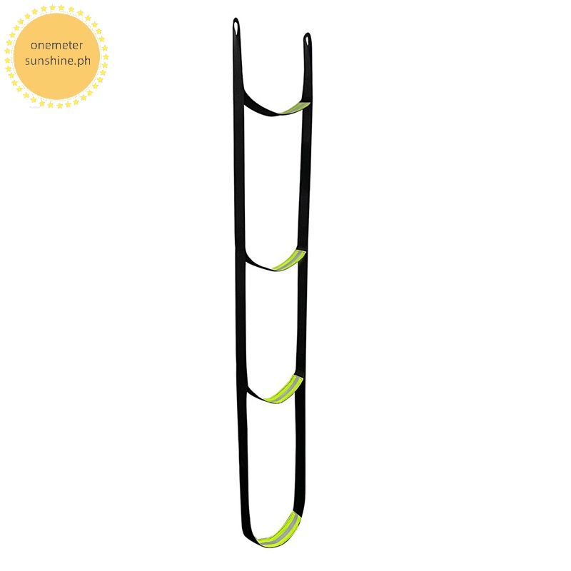 onemeter 3-Step Climbing Stick Aider With Durable Carabiners, Webbing ...