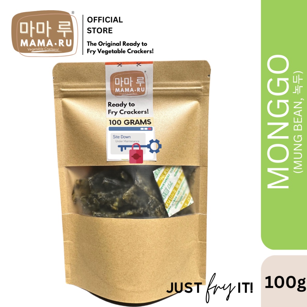 【hot sale】 Ready to Fry Vegetable Crackers - Monggo Crackers! 100g-500g