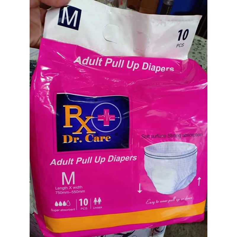 Disposable Adult Diaper ( Dr.care XL, L, M ) Shopee Philippines