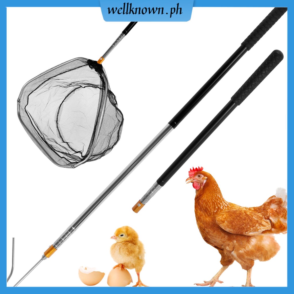 Telescopic Chicken Catcher Leg Hook 58.5 Inch Chicken Net Catcher with ...