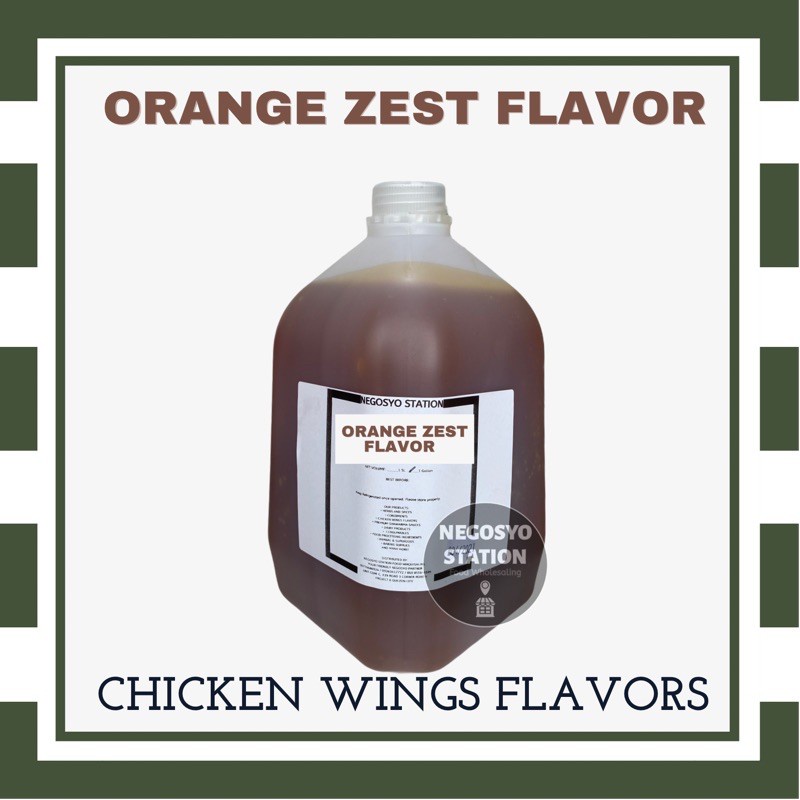ORANGE ZEST SAUCE 1GAL Shopee Philippines