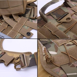 DODO K9 Pet Tactical Military Vest Outdoor Training Vest Dog Harness ...