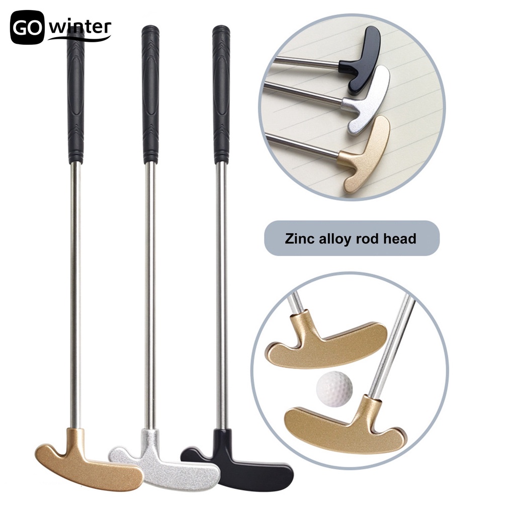 COD 1 Set Mini Golf Putter Club with 2 Golf Balls TPR Grip Right Left ...