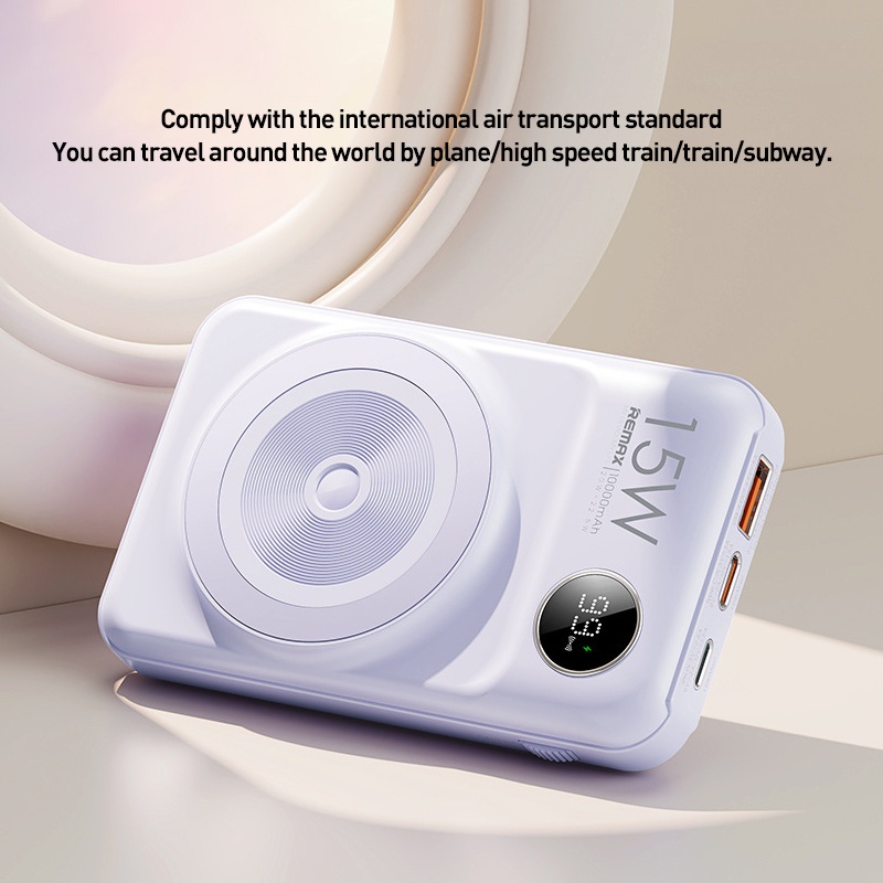 Remax RPP-527 10000mAh Wireless Magnetic Fast Charging Powerbank 20W+22 ...