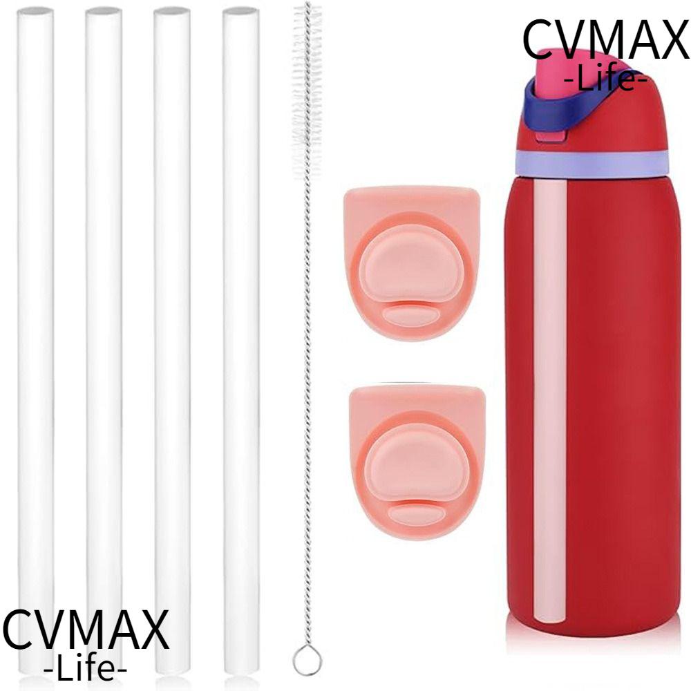 CMAX Cup Straw Stopper, Spill Proof Silicone Water Bottle Straws