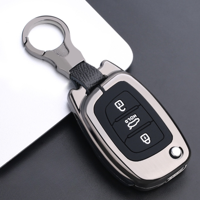 Luxury Car Key Cover For Hyundai Creta I20 I40 I30 I10 Ix35 Ix25 Ix20