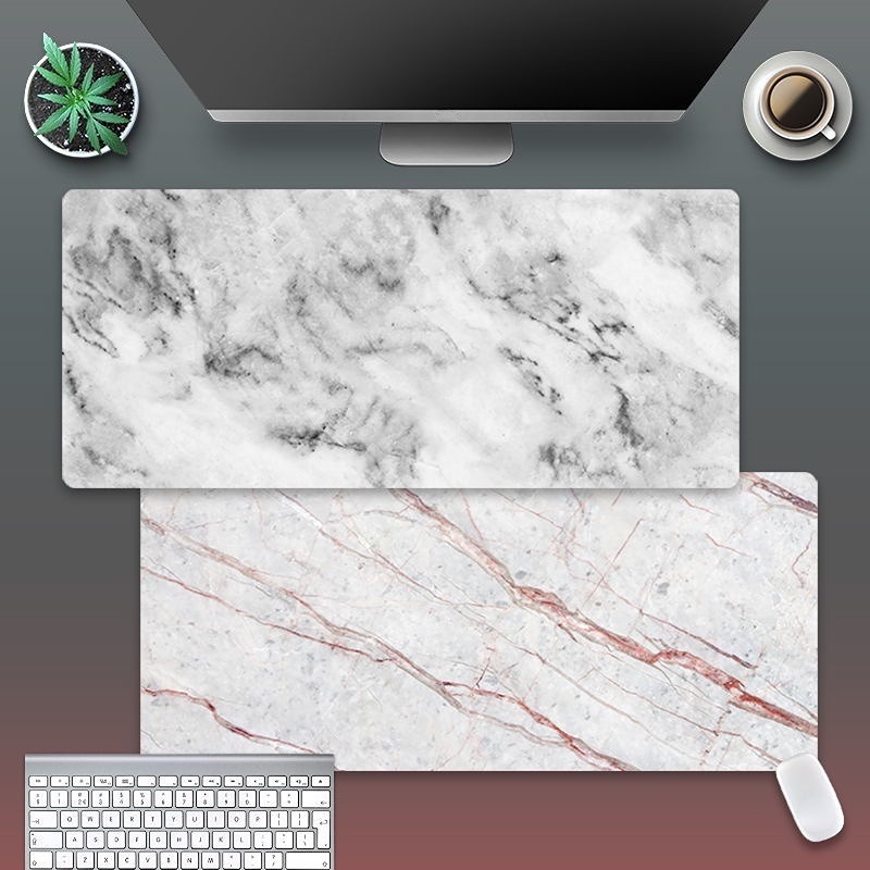 Marble Style Mouse Pad Nordic style Rubber Table Cushion Extension ...
