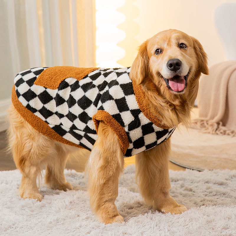 Big Dogs Warm Soft Clothing Plush Tshirt Cat Dog Clothes Hoodie