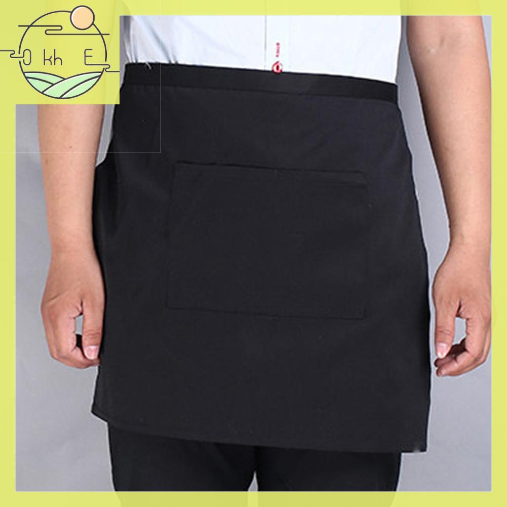 [Okhello.ph] Unisex Black Bust Apron With Chef Waiter Kitchen Cook Shopee Philippines