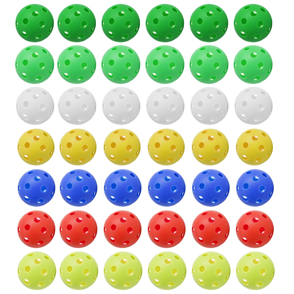 Durable Outdoor Pickleball Balls/ 26 Holes Training Pickleball