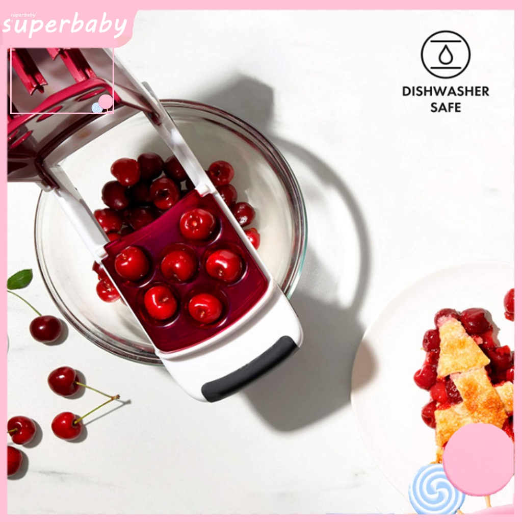 (Superbaby) Cherries Corer Cherry Pit Extractor Easytouse Cherry