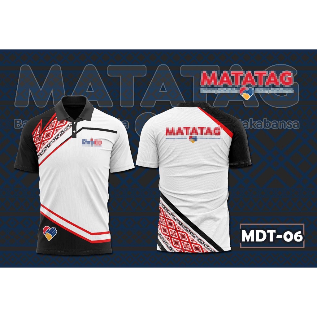 MATATAG UNIFORM SUBLIMATION DEPED BADGE TSHIRT FOR MEN AND WOMEN POLO ...