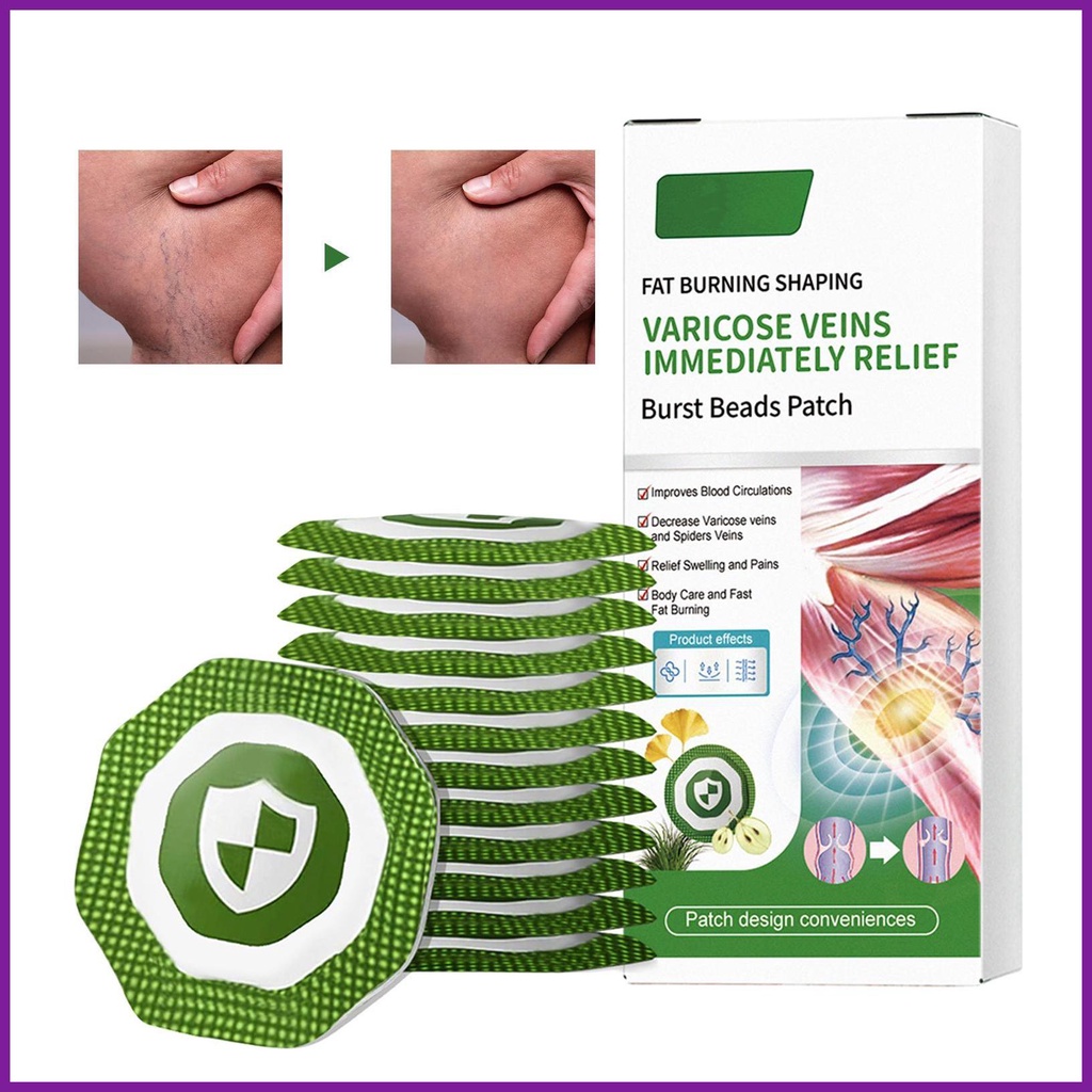 Leg Slimming Patches Stickers 12Pcs Vein Health Patch for Legs Spider ...