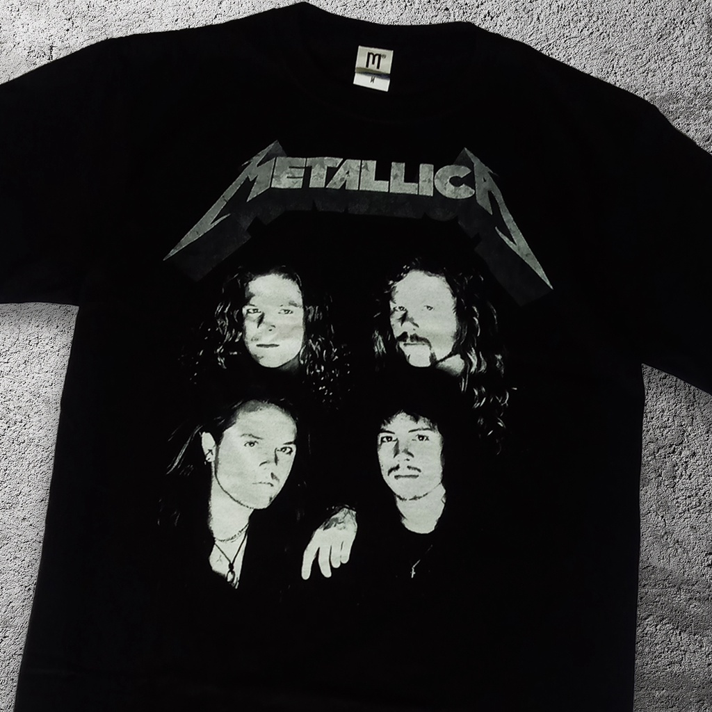 Metallica T Shirt BLACK ALBUM Shopee Philippines