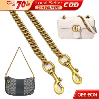 Purse Chain Strap Gold Handle Shoulder Crossbody Handbag Metal