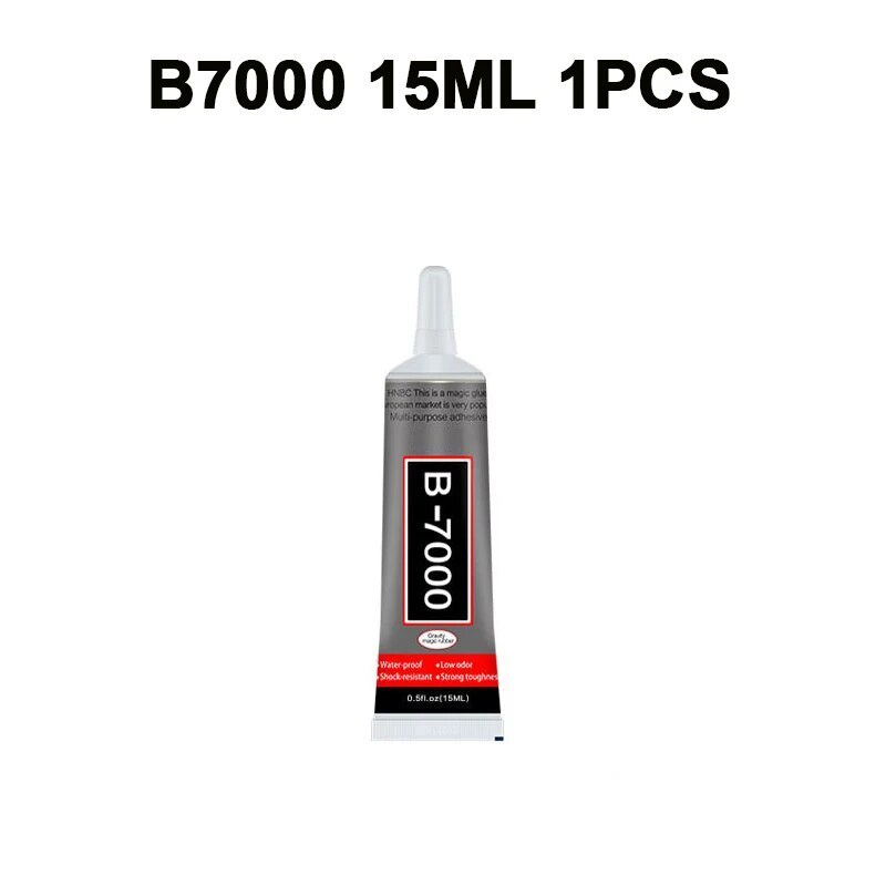 【COD】B7000 15ml strong adhesive glue mobile phone stickers drilling ...