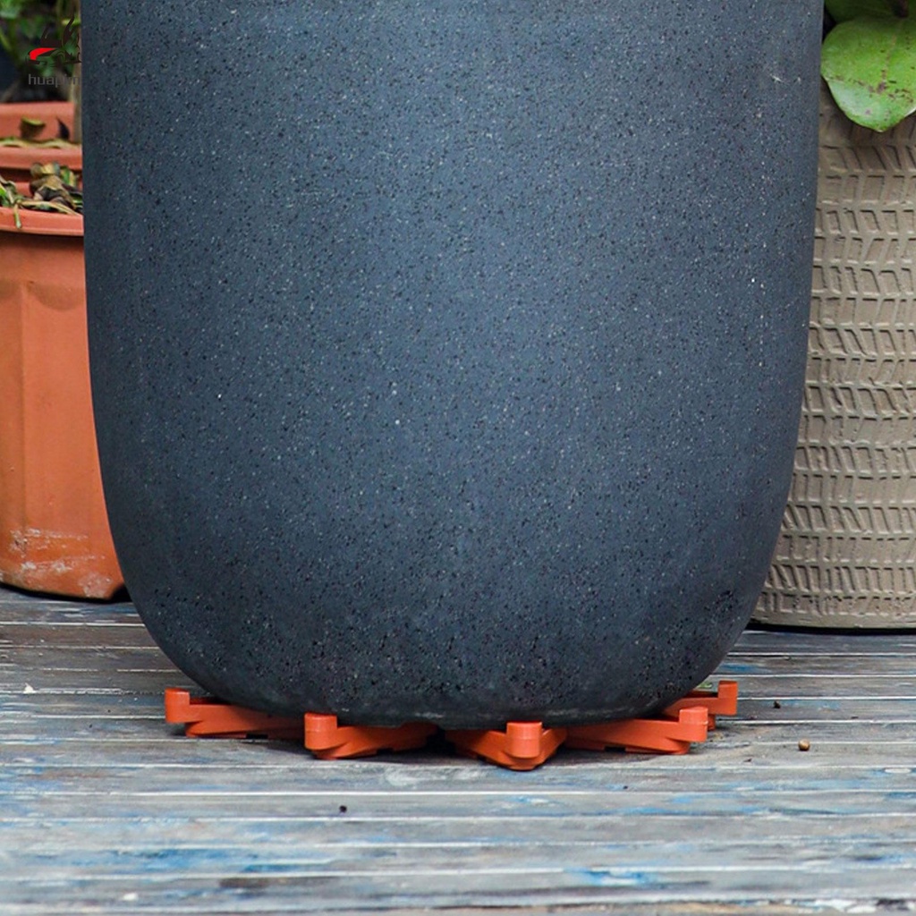 Plant Pot Bottom Support Pad Triangle Reduce Water Accumulation ...