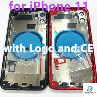 Tapa trasera iPhone 11 - Big Hole - Rojo - Esperanza Repuestos