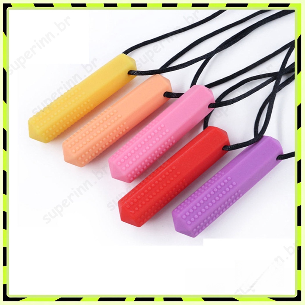 Sensory Crayon Bite Necklace/Autism Sensory Therapy Tools Children
