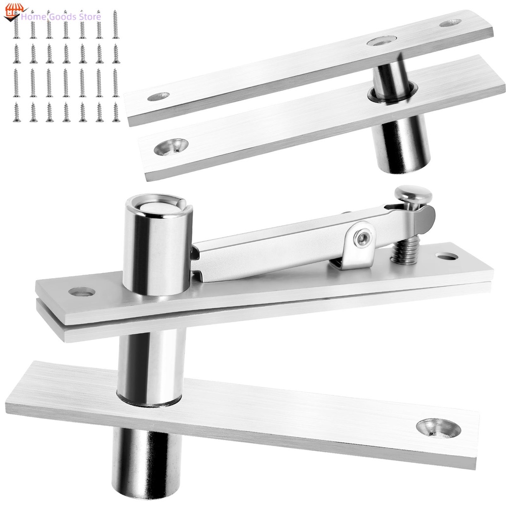 Door Pivot Hinges 201 Stainless Steel Hidden Door Hinge with Screws Concealed Door Hinge