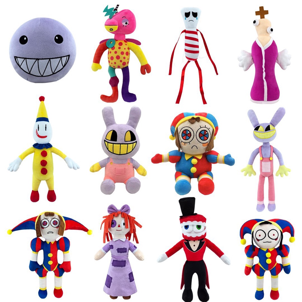 The Amazing Digital Circus Plush Pomni and Jax Plushie Doll Toys Cute ...