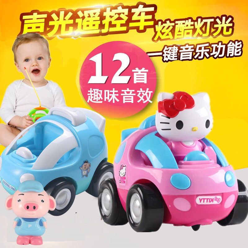 Children's Remote Control Car Toy Cartoon Hello Kitty Hellokitty Paw ...