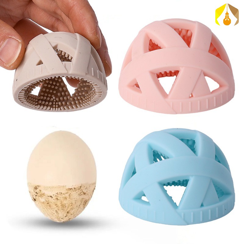 Eggshell Cleaner Egg Washer Brush/Reusable Silicone Gentle Stain