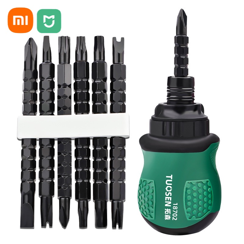 Xiaomi Ratchet Screwdriver Set 13 in 1 Doubleend Screw Driver Bits Drill Multifunctional