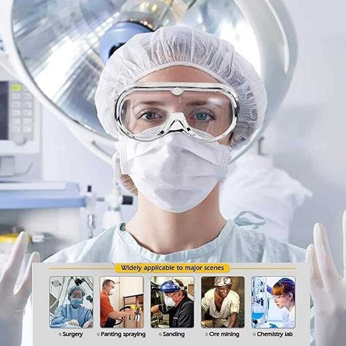 Metermall Safety Goggles Work Laboratory Eyewar Anti Fog - R101 ...
