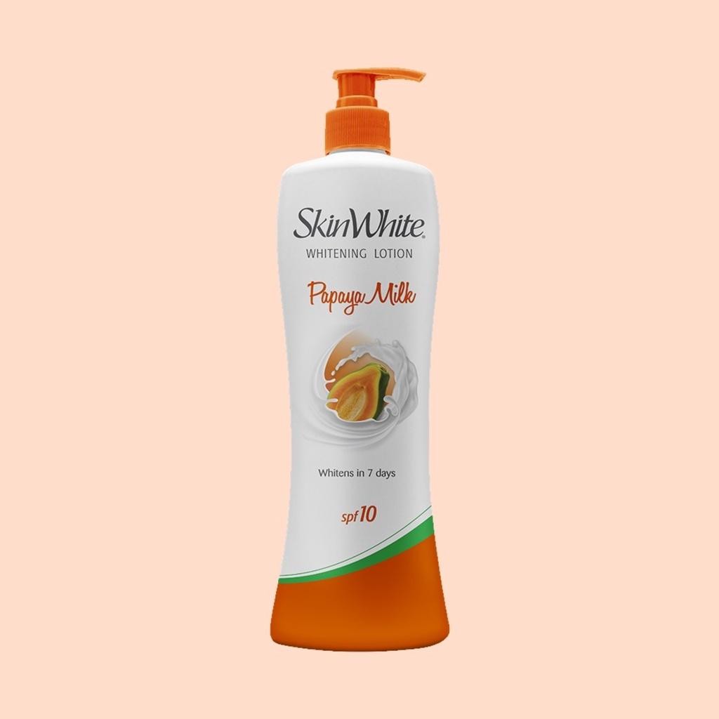 SKINWHITE Whitening Lotion Papaya Milk SPF10 500mL | Shopee Philippines