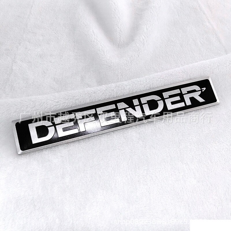 For Land Rover DEFENDER front hood emblem Rear trunk logo Bonnet badge ...