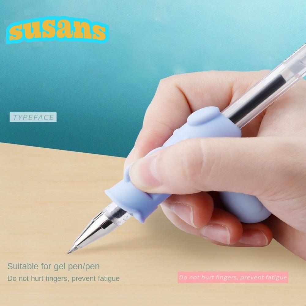 SUSANS Silicone Fish Holding Pen Tool, Silica Gel Penholder Children