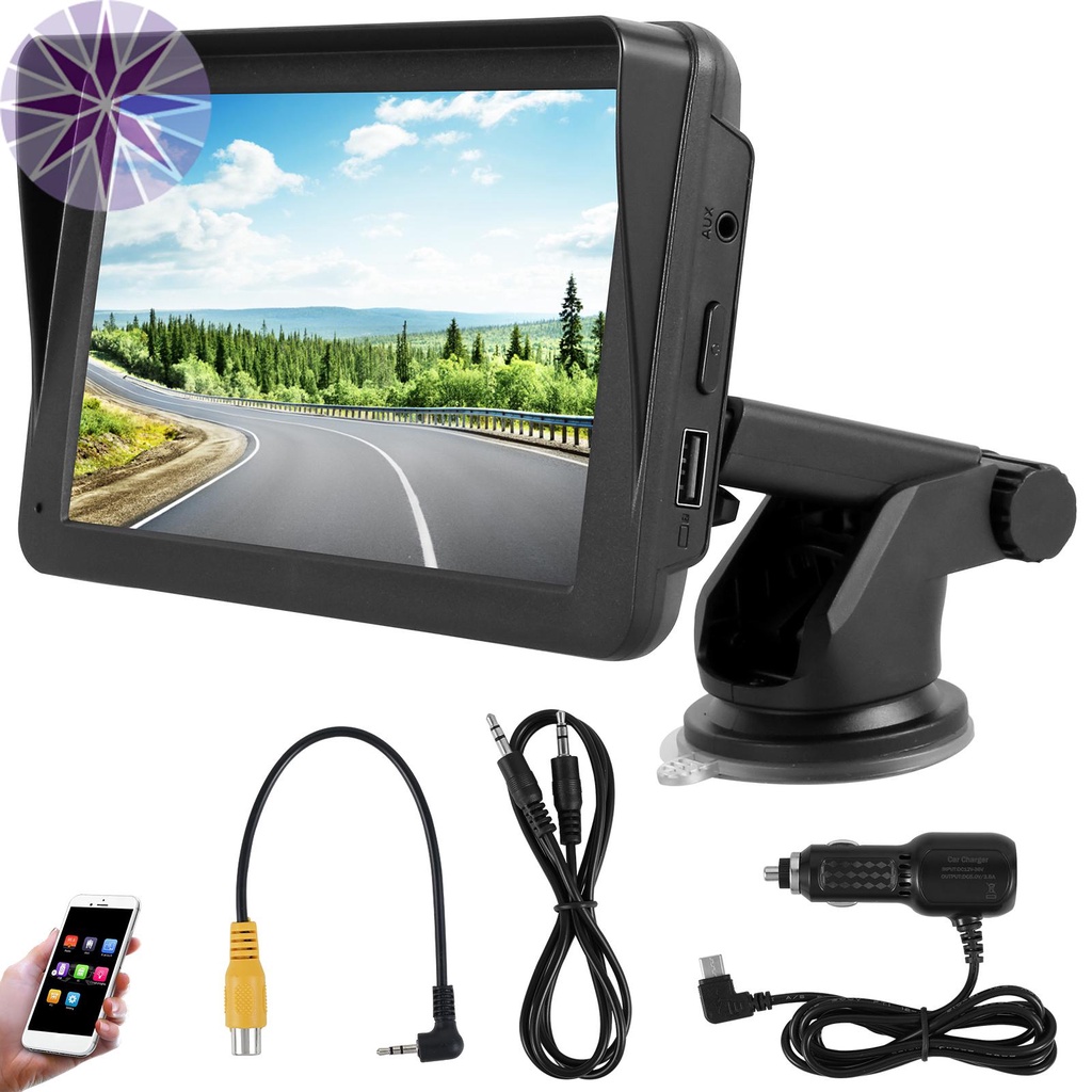 Portable Car Radio 7inch Touch Screen Android Auto Automotive Bluetooth