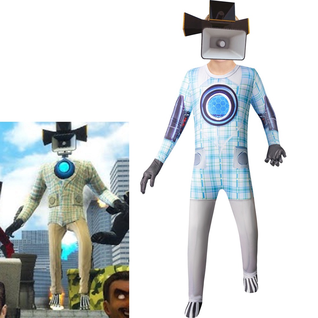 2023 Halloween New skibidi toilet Horn Male Play Conjoined Stage