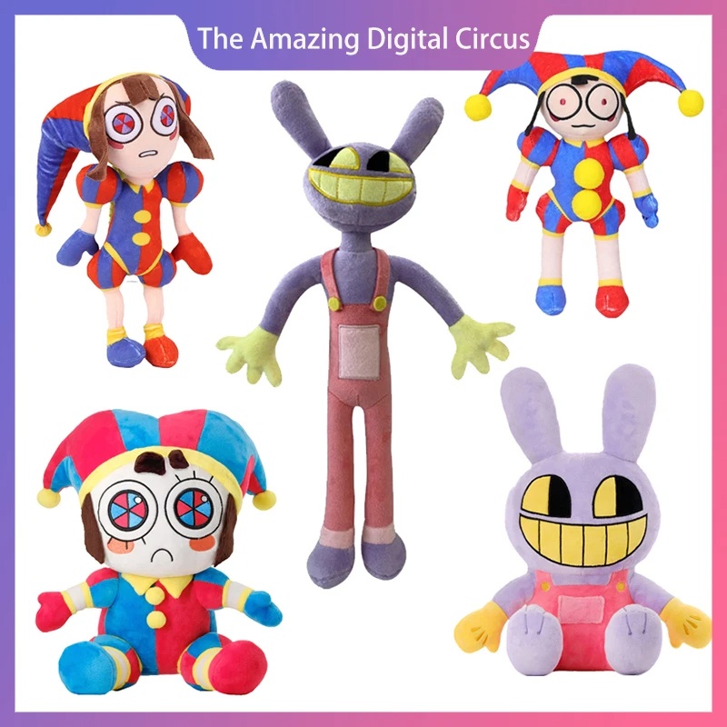 Game The Amazing Digital Circus Clown Plush Toy Cute Cartoon Soft