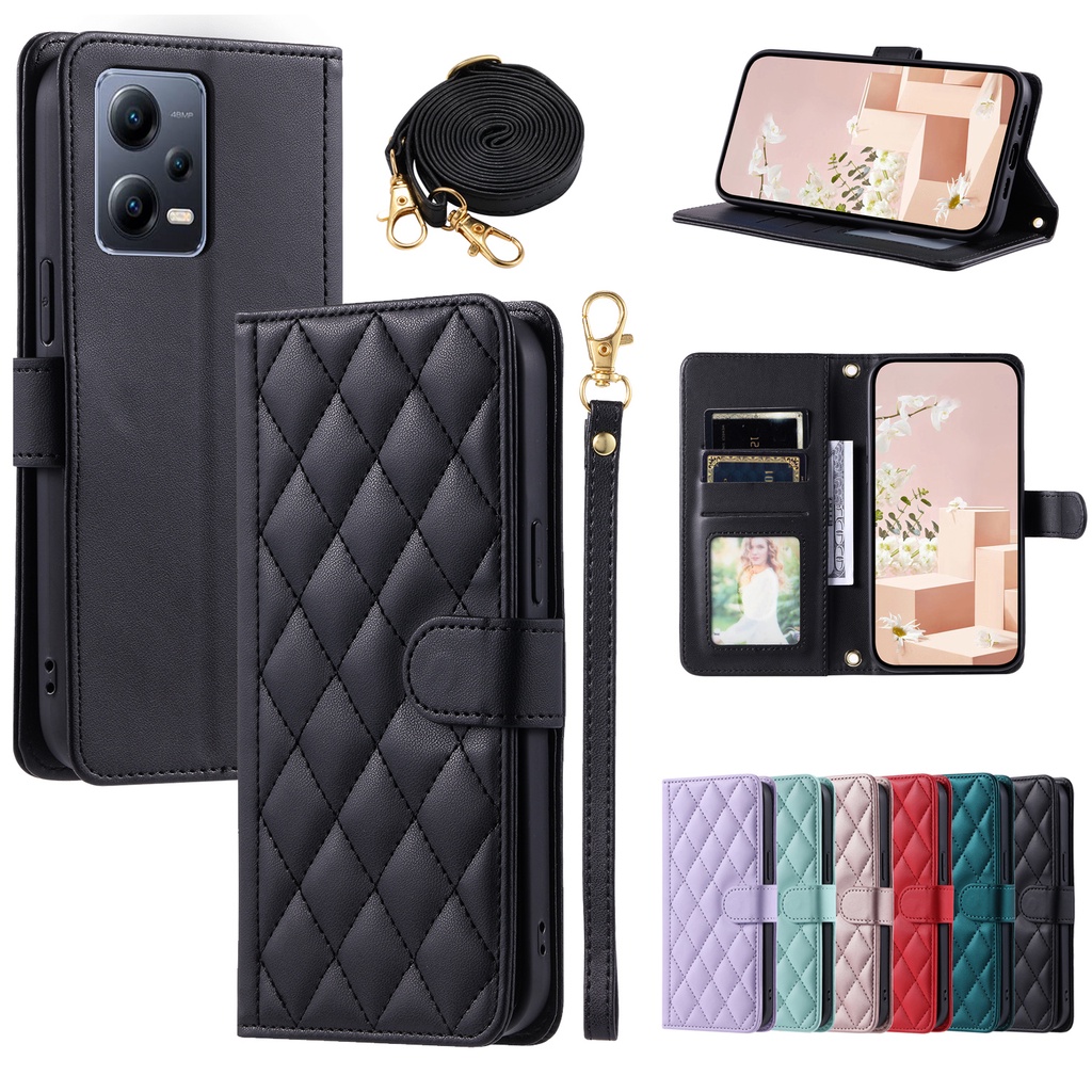 Flip Case for Samsung Galaxy A15 A25 A35 A55 A34 A54 5G A05 A05s Luxury PU  Leather Cover Wallet With Card Slots Photo Pocket Soft TPU Bumper Shell