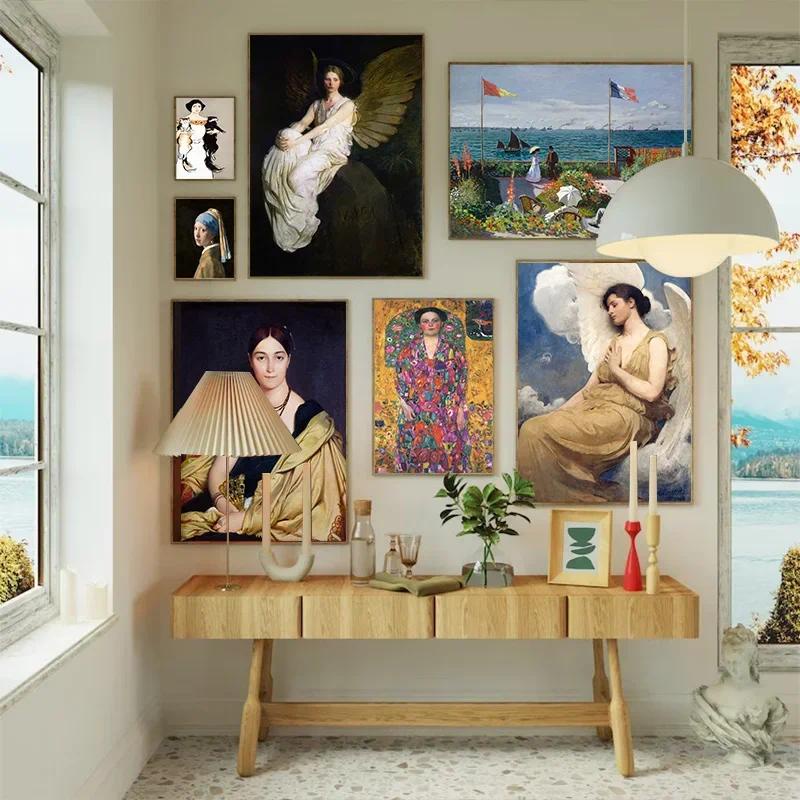 Colour Portrait Watercolour Print Wall Art Landscape Sky River Canvas ...