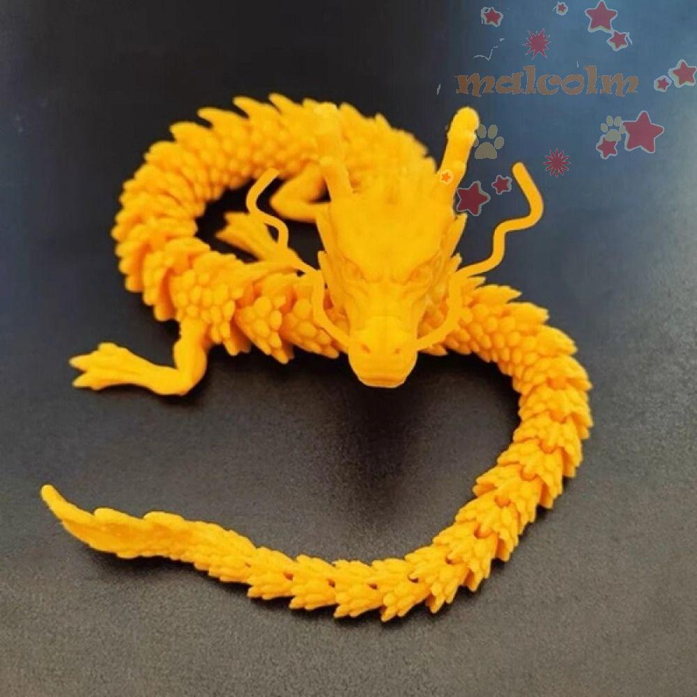 MALCOLM Articulated Chinese Dragon, 3D Printed Joint Movable Dragon ...