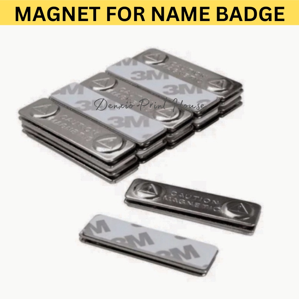 1 set Magnet for Name Badge Holder with Self Adhesive | Shopee Philippines