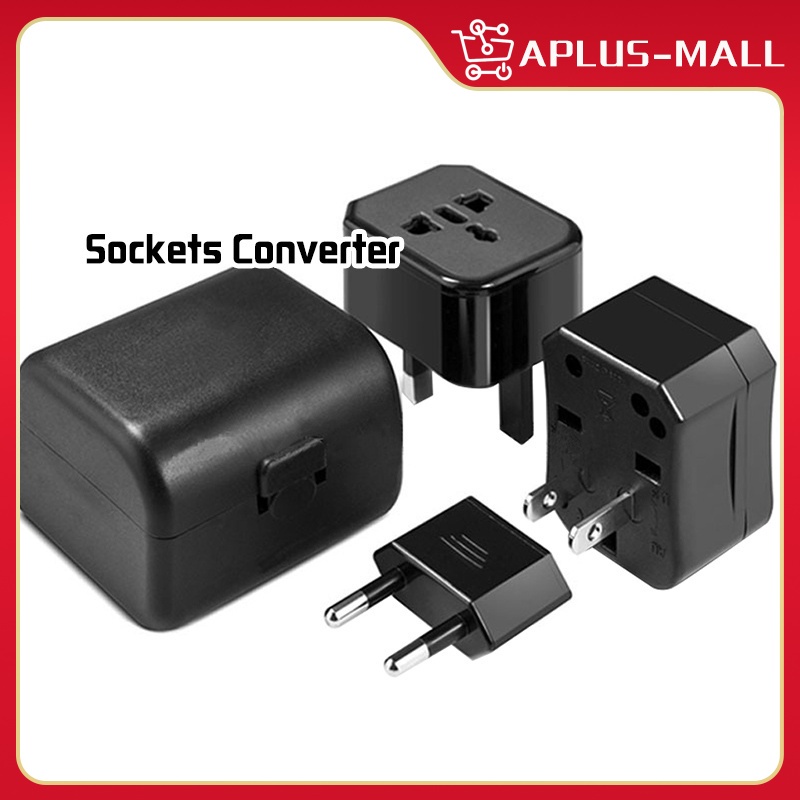 3 In 1 Universal Global Travel Adapter Socket US/AU/EU/UK 6A/100-250V ...