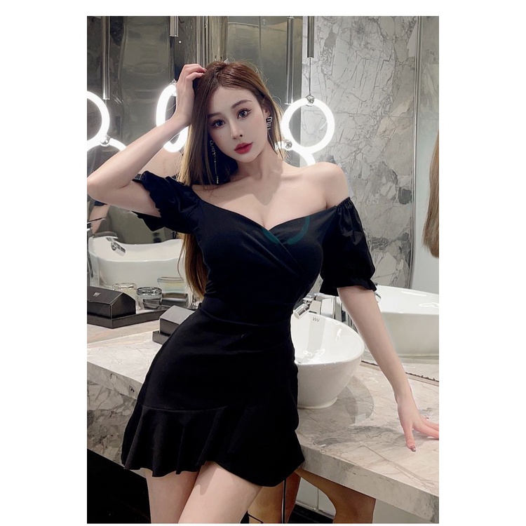 Formal black dress for debut party hotsell