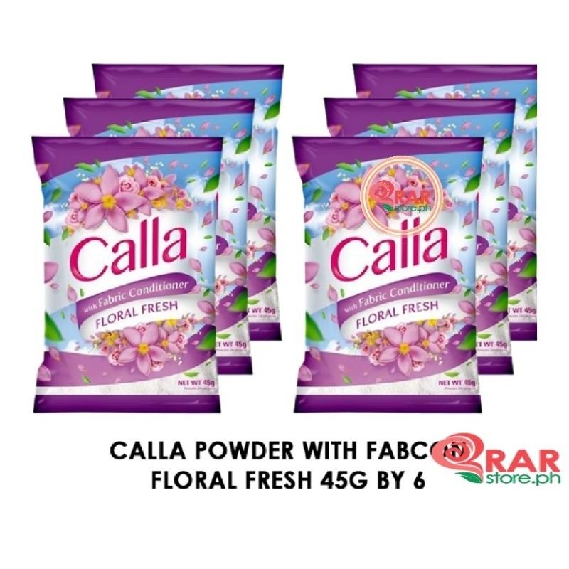 Calla Powder Floral Fresh 45 grams(6 pcs) | Shopee Philippines