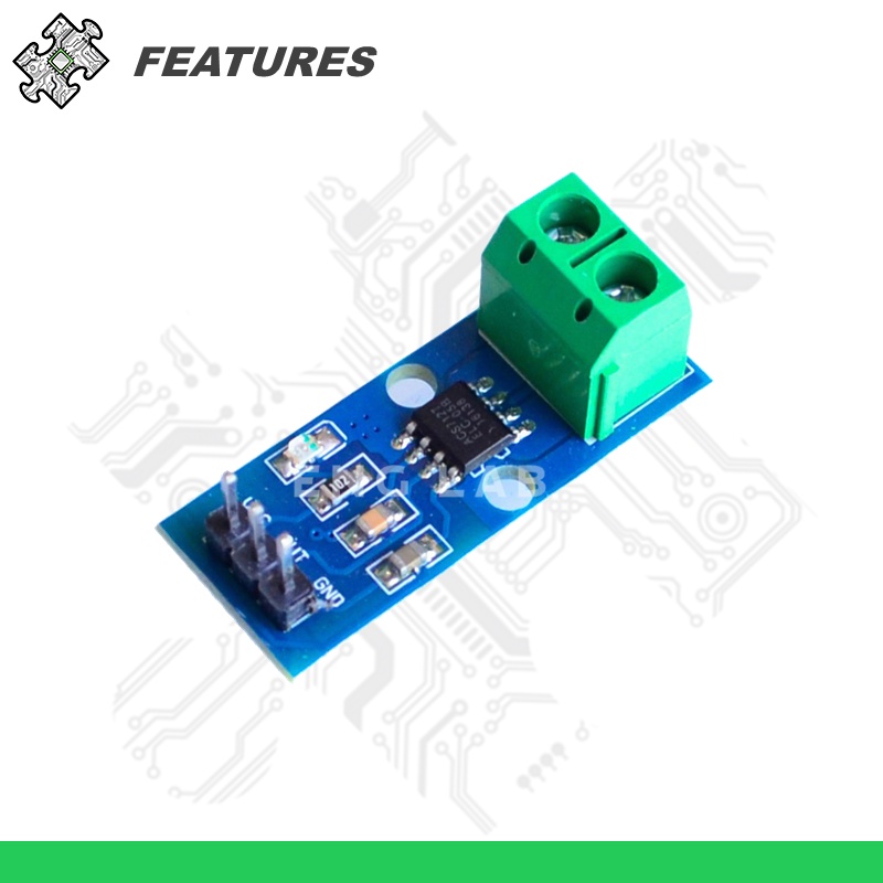 ENGLAB★ACS712 Current Sensor Module Measurement 5A/20A/30A Range ...