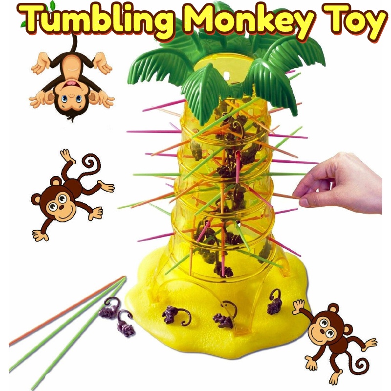 Tumbling Monkey Toy Monkey Climbing Board Game Kids Balancing Falling ...