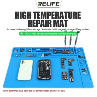 Silicone Repair Mat Soldering Mat Anti Static Electronic Repair Work Mat  45*30CM Heat Resistant Work Mat With Scale Ruler For