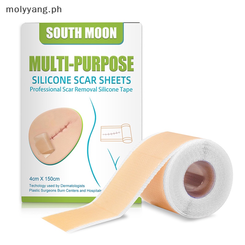 LYN 4cm*1.5m Surgery Scar Removal Sticker Sheet Patch Silicone Gel ...