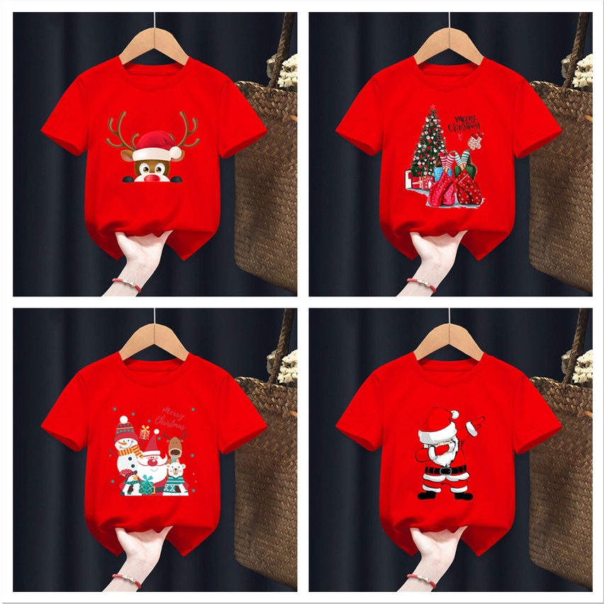 Camisetas rojas de navidad sale