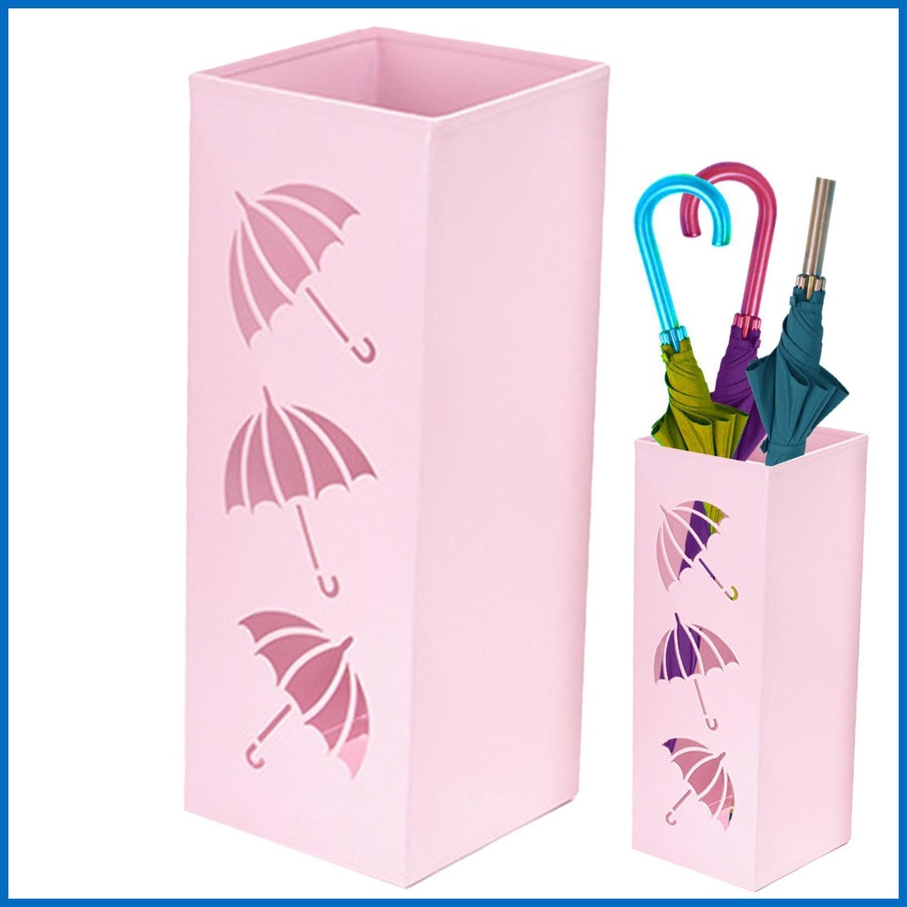 Umbrella Bucket Square Metal Umbrella Basket Elegant Umbrella Rack
