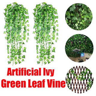 Artificial IVY GARLAND LEAVES 7ft 210cm Fake Trailing Vine plant Garden Home