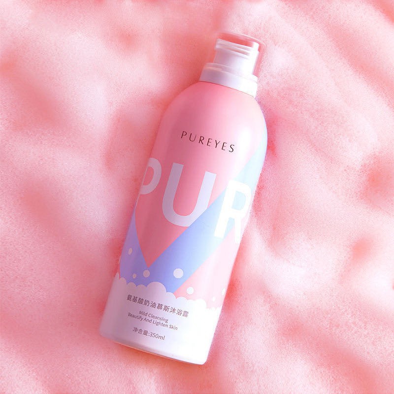 Pureyes Amino Acid Cream Mousse Body Wash Perfume Whitening Body Wash ...